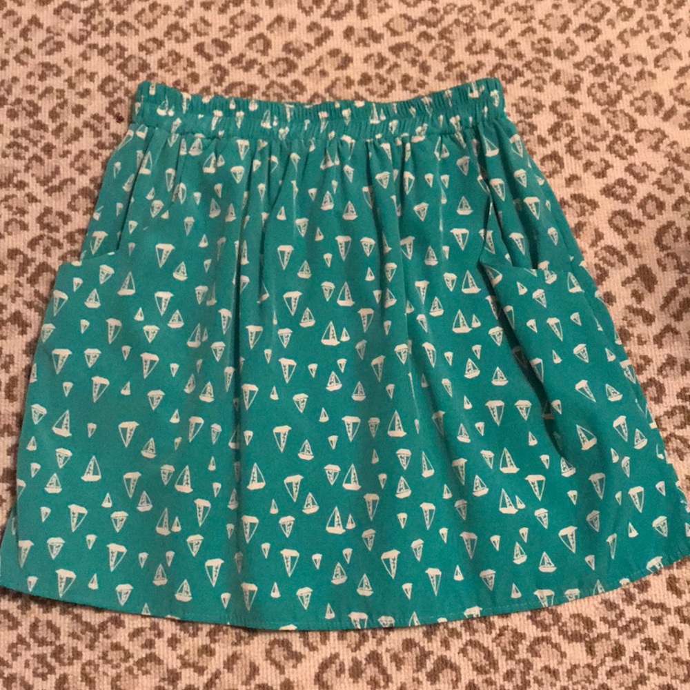 Francesca’s sailboat skirt!